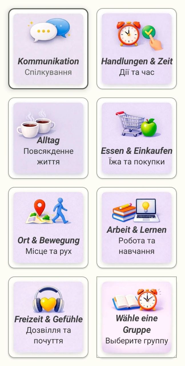 German A1 Flashcards Screenshot 1